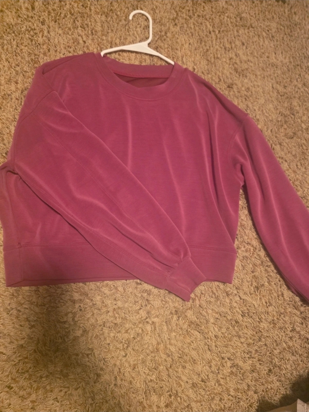 Lululemon Softstreme Cropped Sweatshirt - Size 6